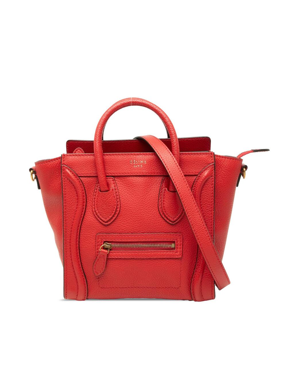 Celine Nano Leather Luggage Tote Pre- #362333C95B